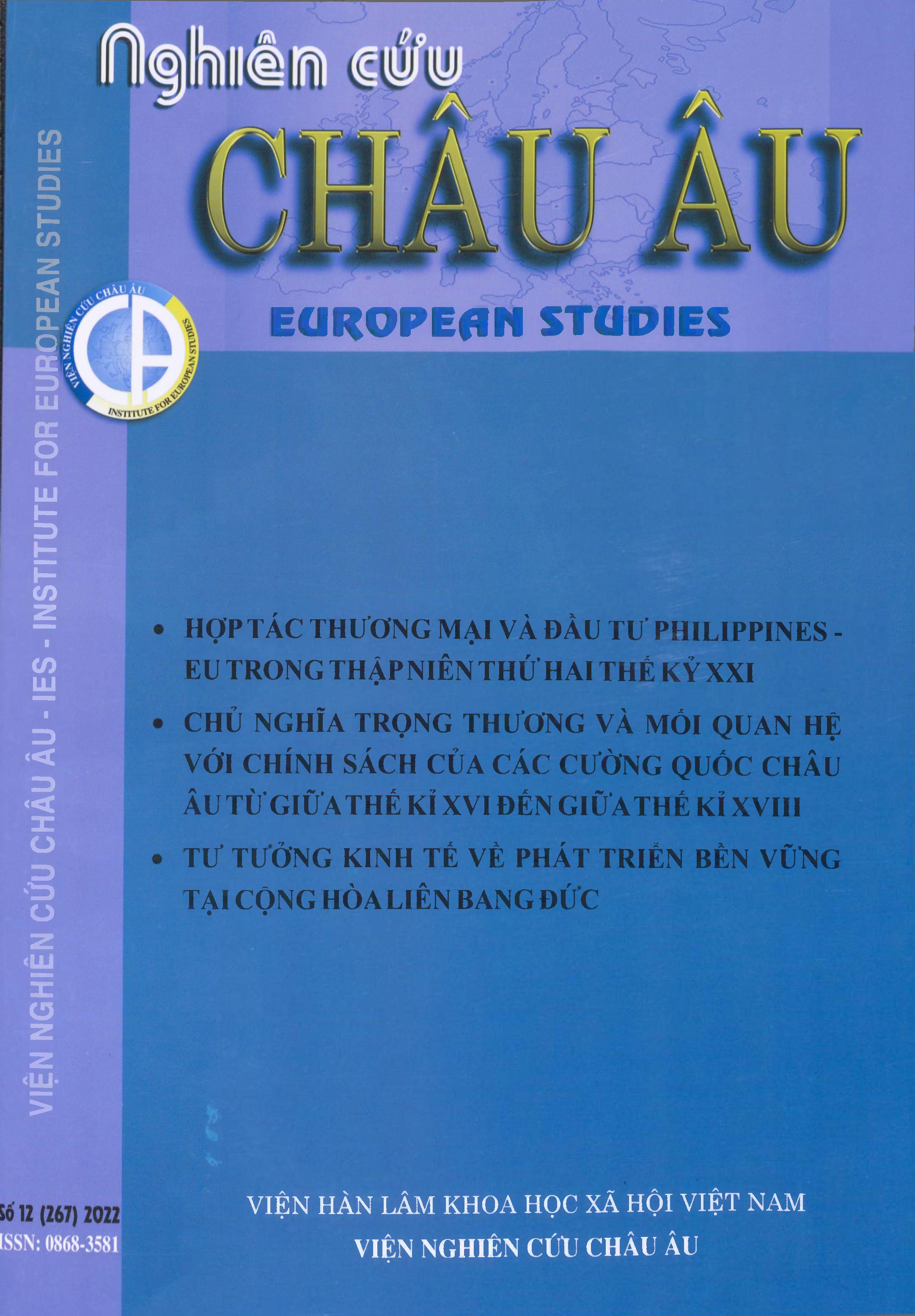 Tạp chí Nghiên cứu Châu Âu, số 12 năm 2022