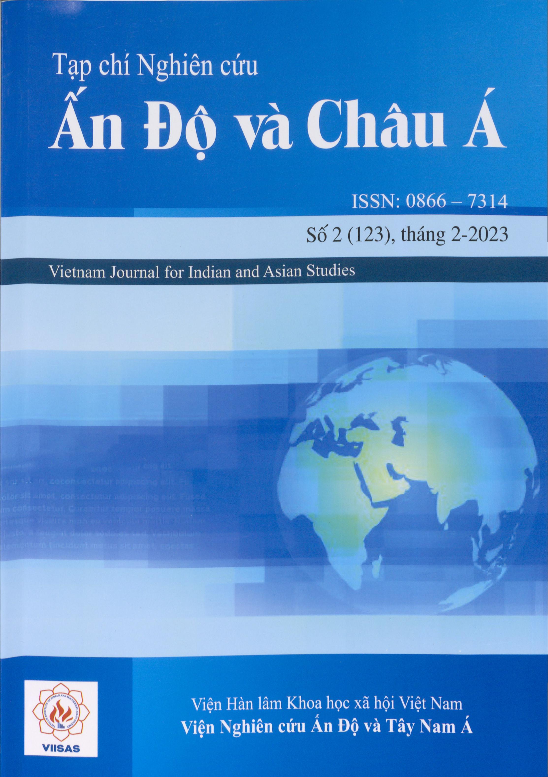 Tạp chí Nghiên cứu Ấn Độ và Châu Á, số 2 năm 2023