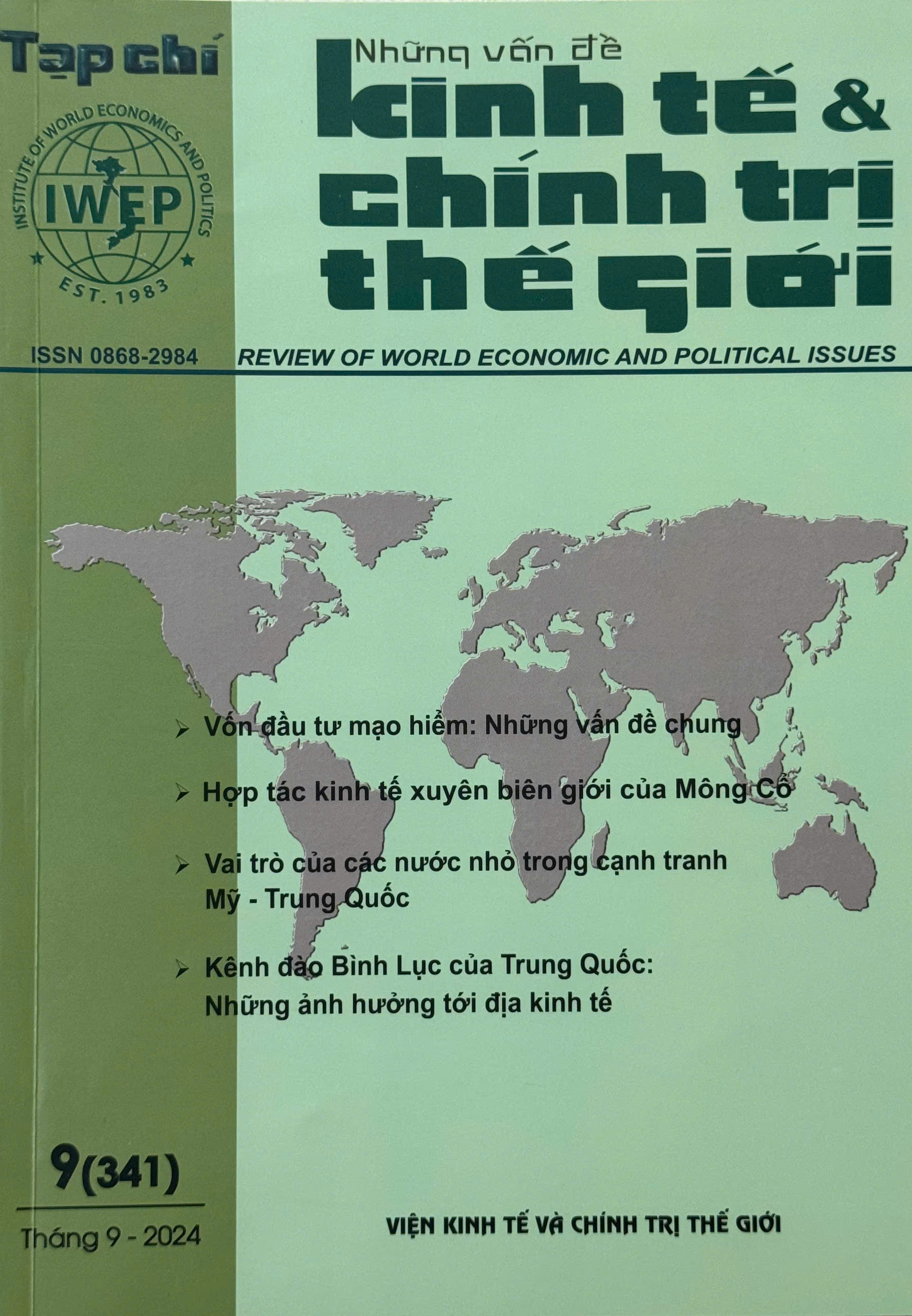 NHỮNG VẤN ĐỀ KINH TẾ CHÍNH TRỊ THẾ GIỚI, SỐ 9 (2024)