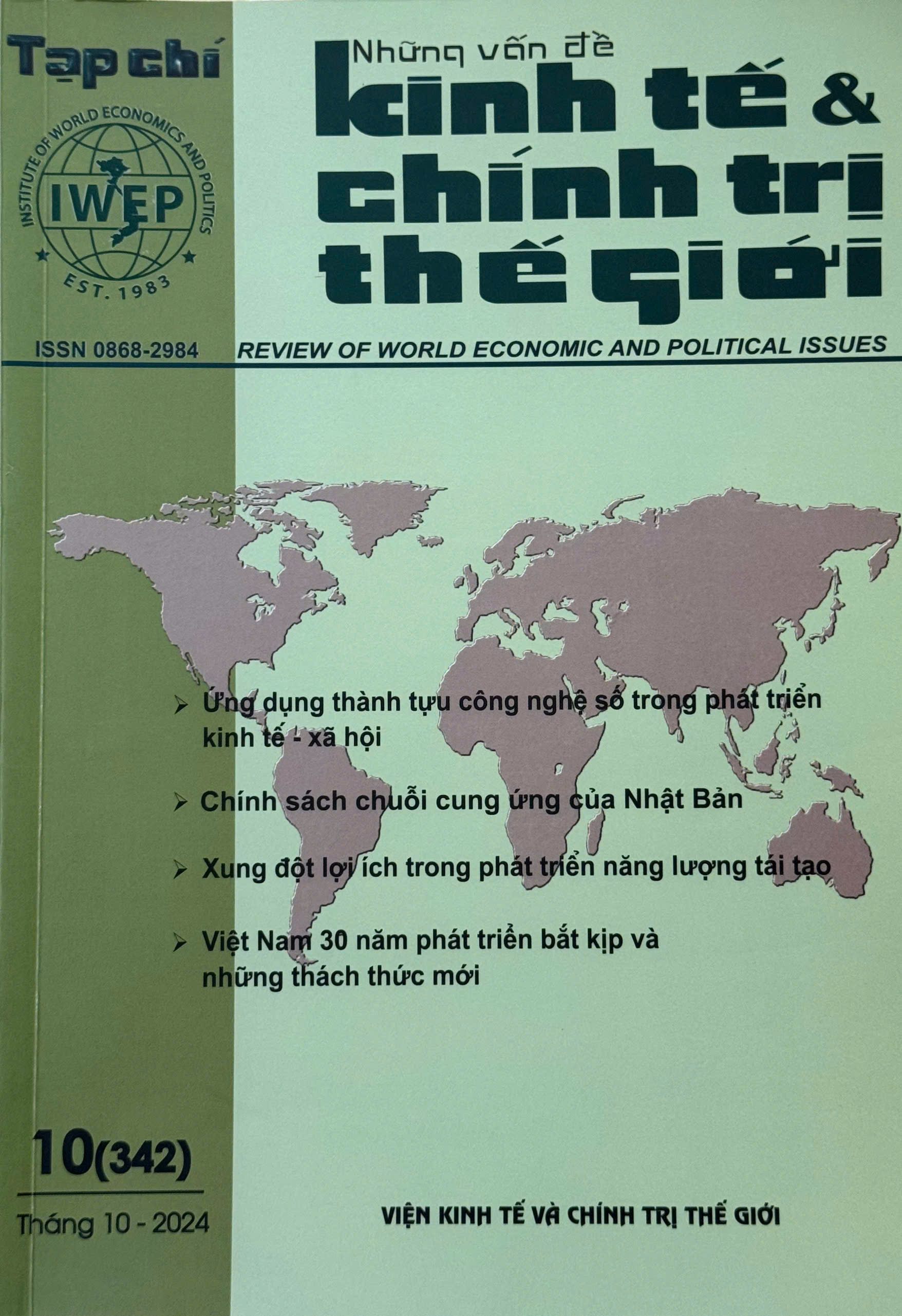 NHỮNG VẤN ĐỀ KINH TẾ CHÍNH TRỊ THẾ GIỚI SỐ 10 (2024)
