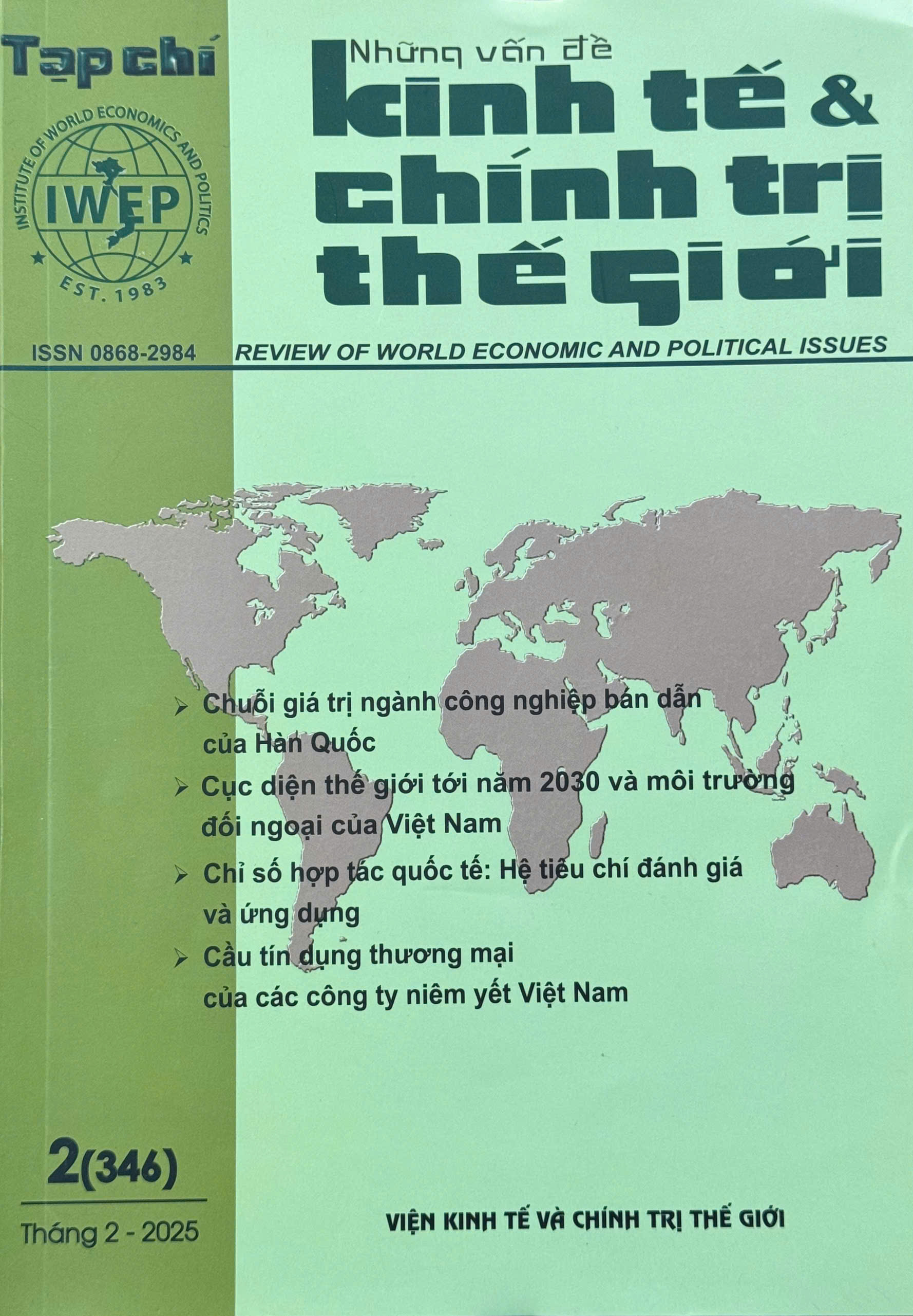 NHỮNG VẤN ĐỀ KINH TẾ CHÍNH TRỊ THẾ GIỚI SỐ 2 (2025)