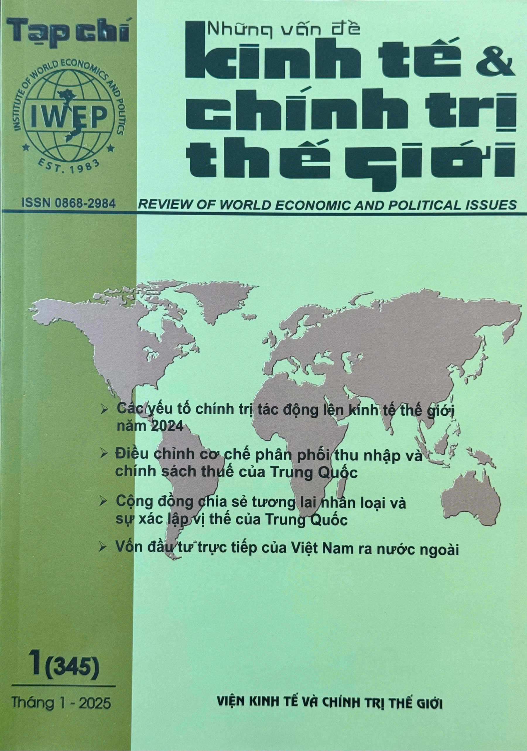 NHỮNG VẤN ĐỀ KINH TẾ CHÍNH TRỊ THẾ GIỚI SỐ 1 (2025)