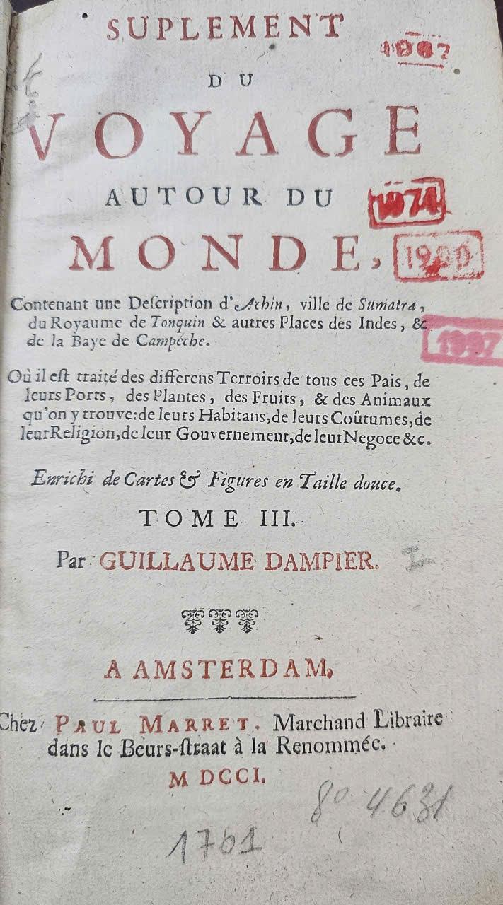 Supplement du Voyage autour du Monde (Tome 3)